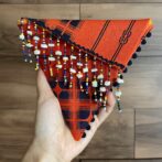 着物帯リメイクポーチ