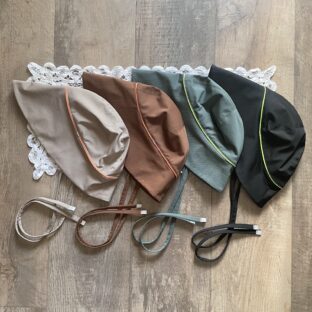 【軽量速乾】スポーティ素材のボンネットハット